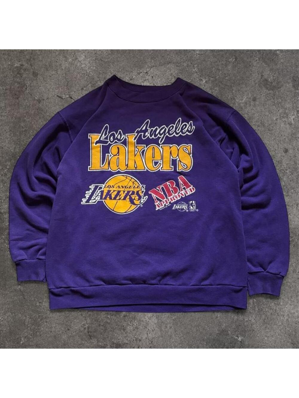 Fire Vintage 90s NBA Los Angeles Lakers crewneck sweatshirt
